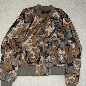 Forever 21 Camo bomber jacket